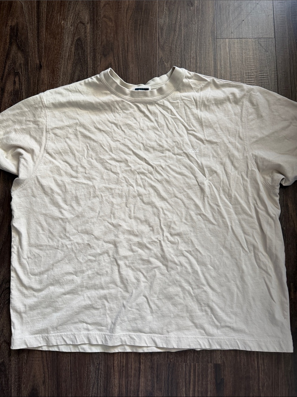 NWOT Men’s Beige Kith Logo T-Shirt